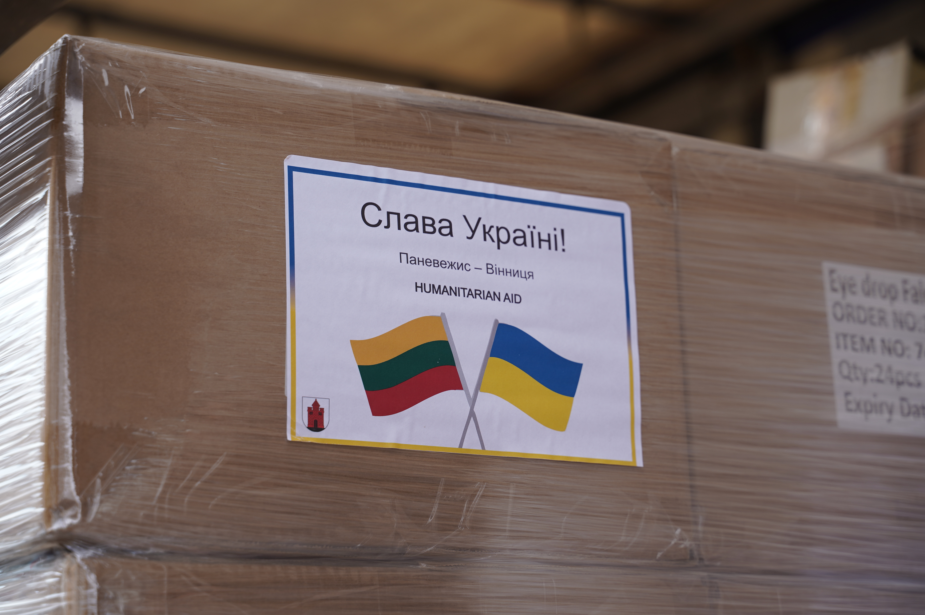 Vinnytsia Received 15 Tons of Humanitarian Aid from the Lithuanian Sister City of Panevėžys